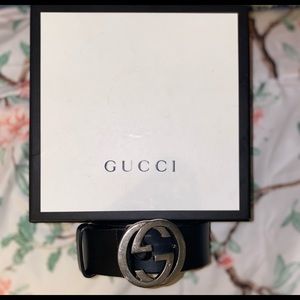 Black Gucci Belt